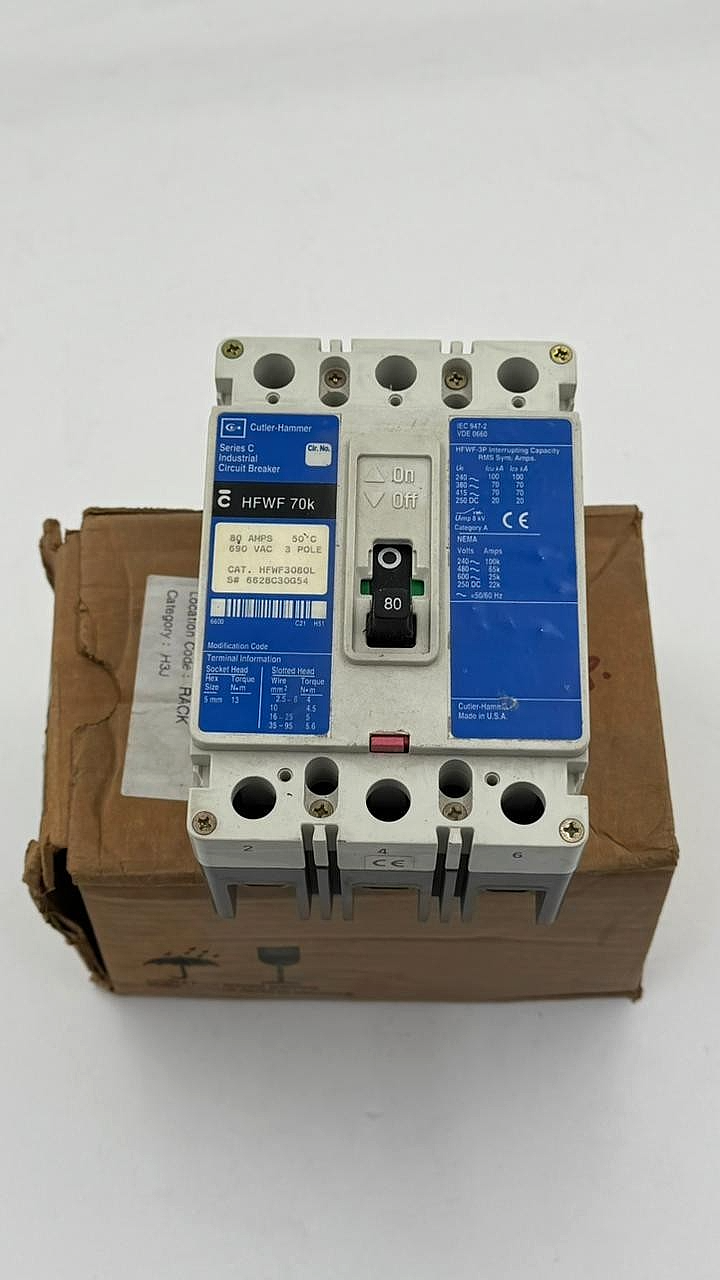 CutlerHammer | HFWF 70K | Circuit Breaker | 80 A | Made in USA0