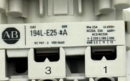AllenBradley Bulletin | 194LE251756 | ONOFF Switch | Made in Italy5