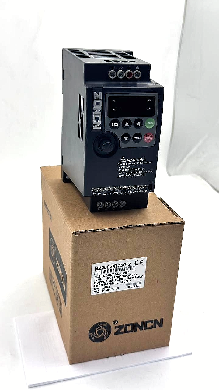 ZONCN NZ2000R75G2 Variable Frequency Drive (VFD) | 220V Input1PH /Output3PH0
