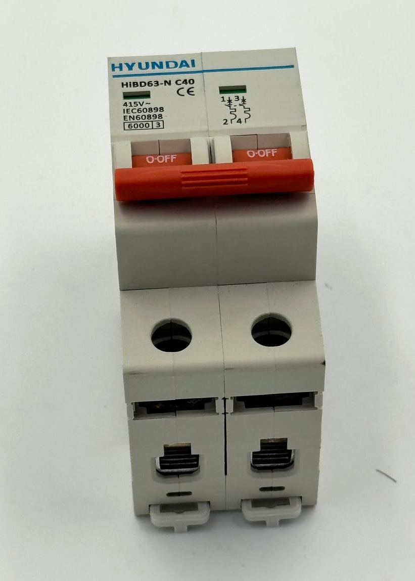 HYUNDAI | HiBD63N C40 | Circuit Breaker | Made in Korea ( 1 Pcs )1