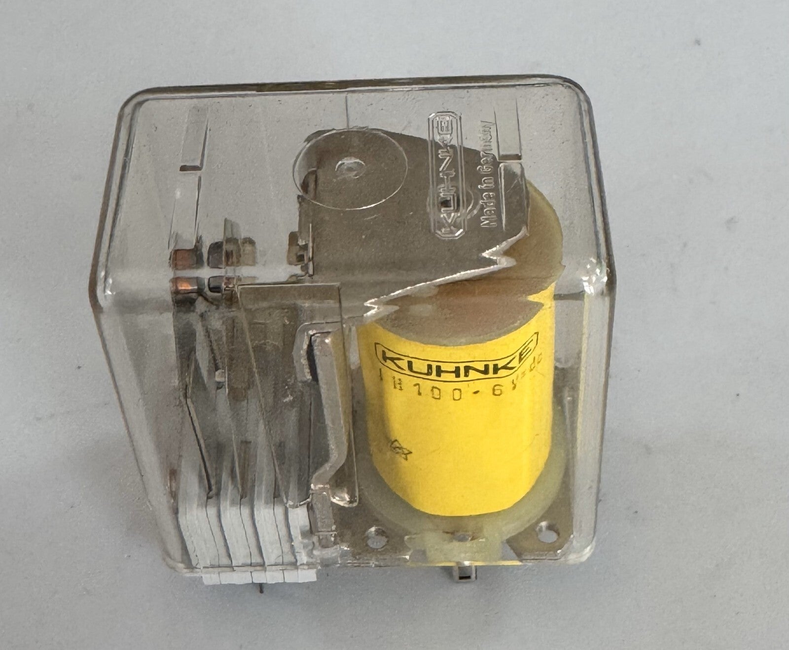 Kuhnke 1H 100 Relay – 6V DC | 6Pin | Made in Germany | Industrial Control Modul1