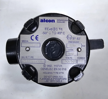 Alcon ACP4SSXEEXD – Solenoid Valve | 230V 50Hz | 8.6 Bar | ExplosionProof | UK1
