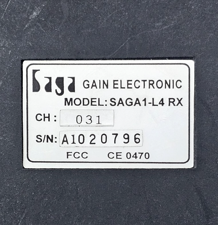 Gain Electronic | SAGA1L4 RX | Receiver | 380V AC2