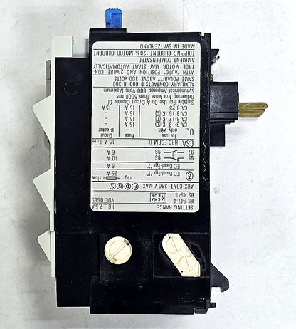 (1 piece) Sprecher+Schuh | CT312 | Thermal Overload Relay | 2.5 A660 V4