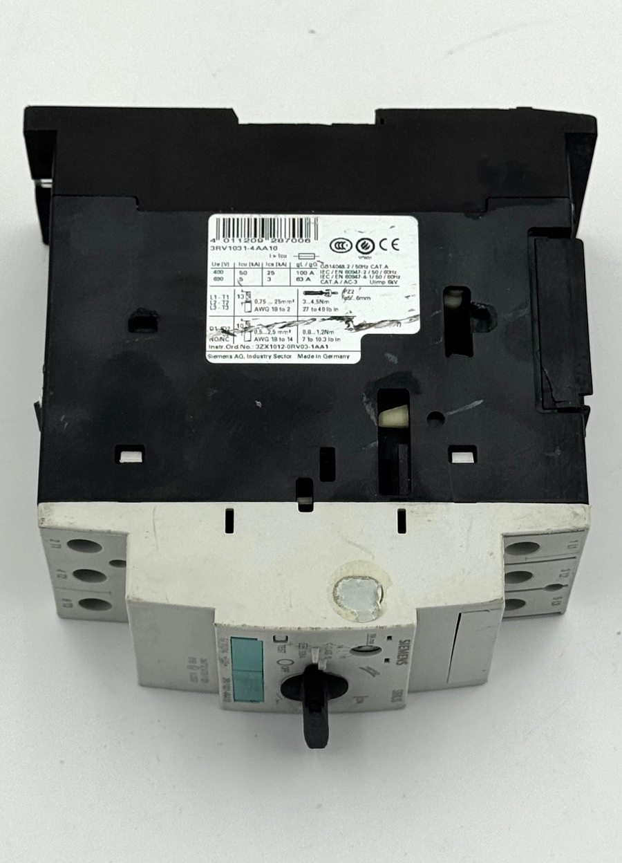 Siemens SIRIUS 3RV10314AA10 |Motor Protection Circuit Breaker – Made in Germany2