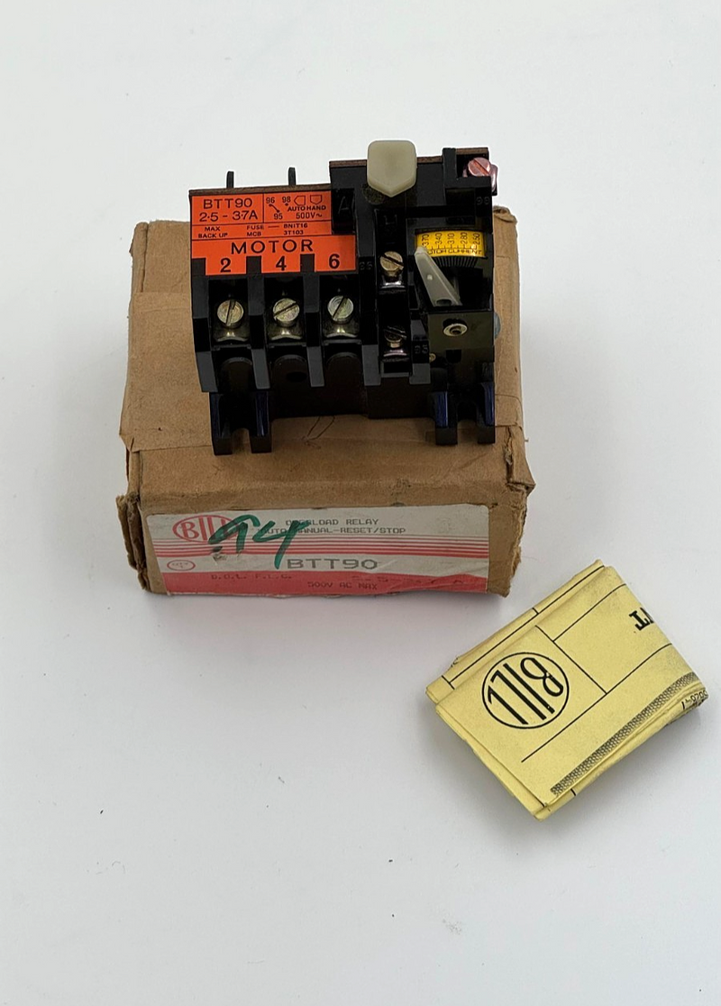 Bill | BTT90 | Overload Relay  | Made in UK0