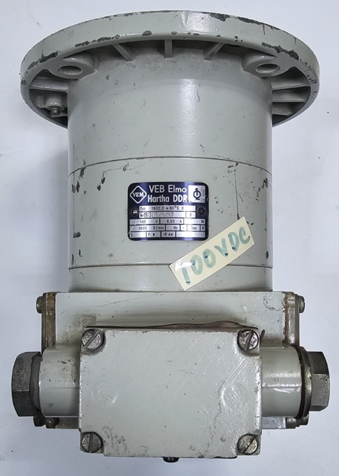 VEB Elmo Hartha S 1632.2 Motor – 3000 U/min, 100V DC, 0.02A, Made In Germany0