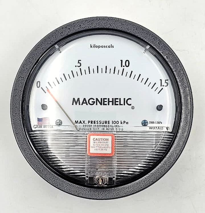 Dwyer Magnehelic |W27AD |Pressure Gauge| 01.5 Kilopascals, 100KPA Max |USA made1