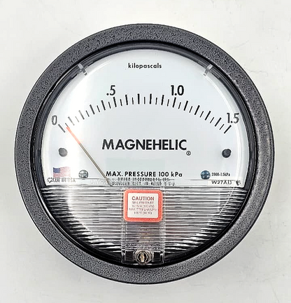 Dwyer Magnehelic |W27AD |Pressure Gauge| 01.5 Kilopascals, 100KPA Max |USA made1