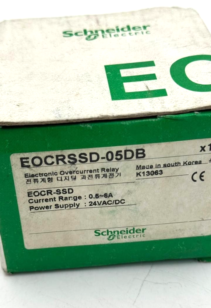 Samwha EOCRSSD05DB Electronic Overload Relay | 0.5–6A |24VAC/DC ( 1 pcs )9