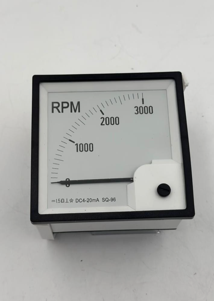 SQ96 RPM Panel Meter | 03000 RPM | DC 420mA Input | Class 1.51