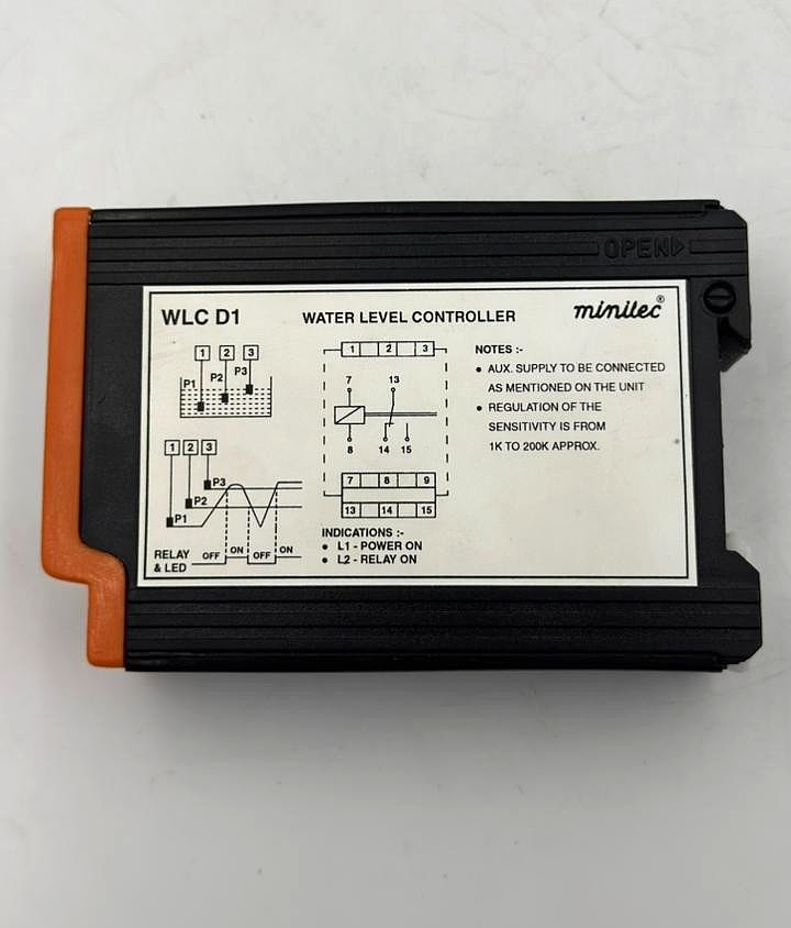 Minilec WLC D1 Water Level Controller | 415V AC | Made in India ( 1 Pcs )6