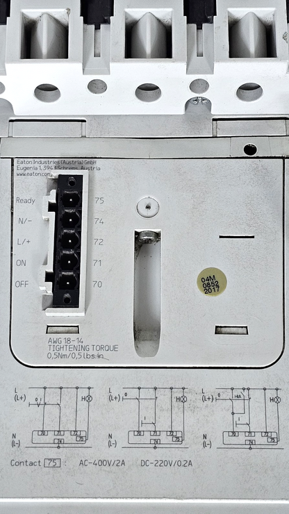 Eaton |  NZM2XR & NZM2XMVR | Molded Case Circuit Breakers | 250A ( 1 piece )2