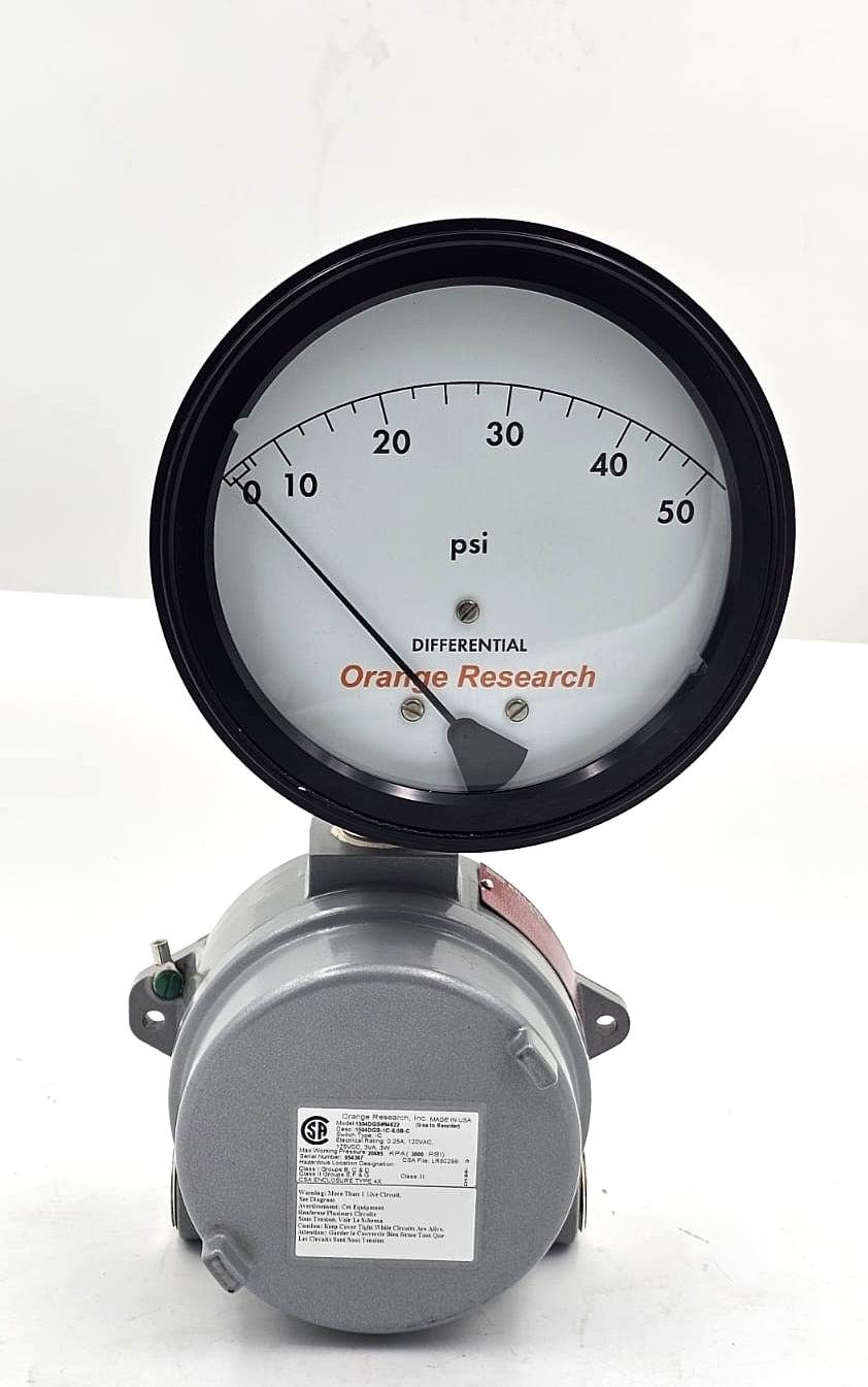 Orange Research 1504DGS / KILLARK HKBBC204X  Pressure Diaphragm Gauge 50 PSI0