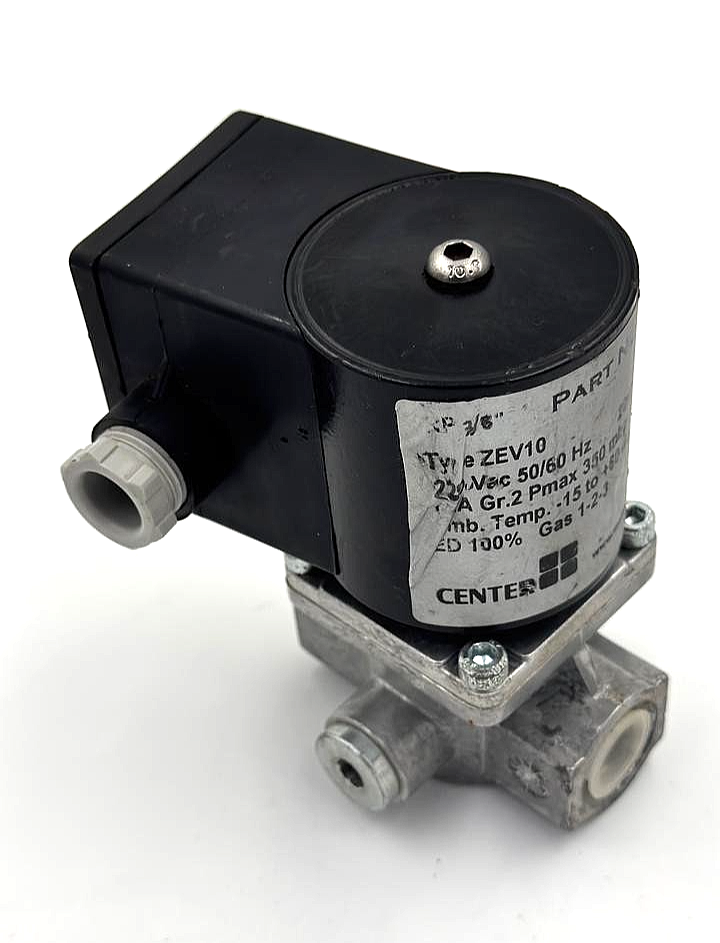 Center ZEV10 gas solenoid valve0