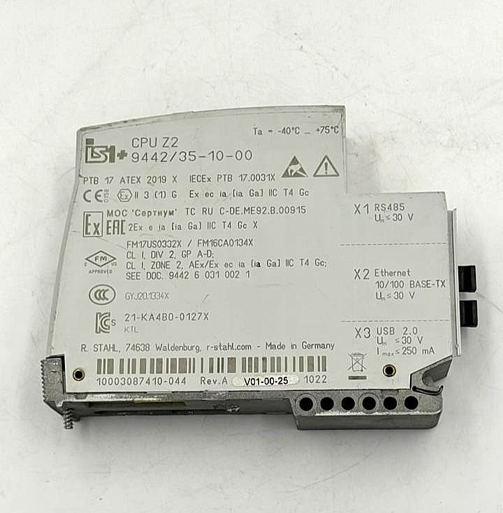 STAHL CPU Z2 9442/351000 | Remote I/O CPU Module | Made in Germany6