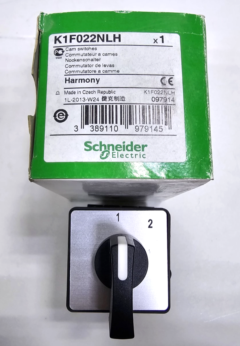 Schneider K1F022NLH Selector Switch – Harmony | 690V Ui | Made in Czech Republic0