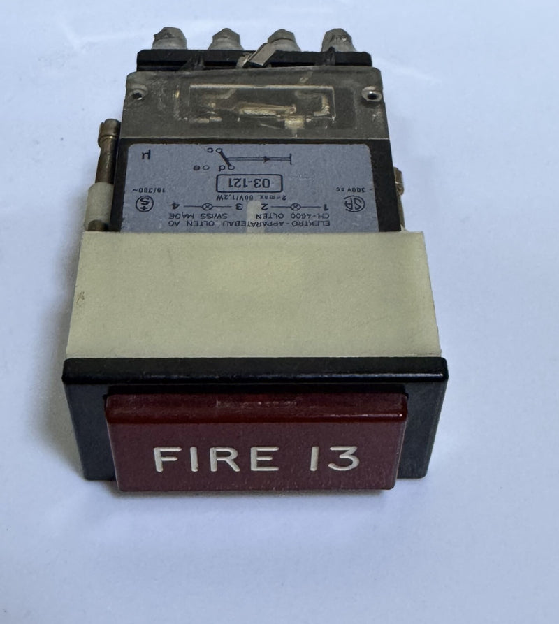 ELEKTROAPPARATEBAU OLTEN AG CH4600 |  03121 Pushbutton Switch | Swiss Made0