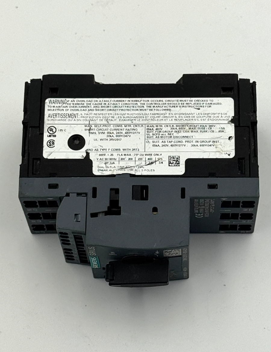 Siemens SIRIUS | 3RV20110KA25 | Motor Protection Circuit Breaker4