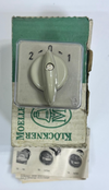 Klockner Moeller T2b19/e Rotary Cam Switch – 20A, 500VAC,0