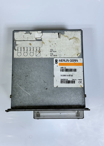 Merlin Gerin VIP 13 Current Protection Relay – Adjustable Settings, 630A/125 A1