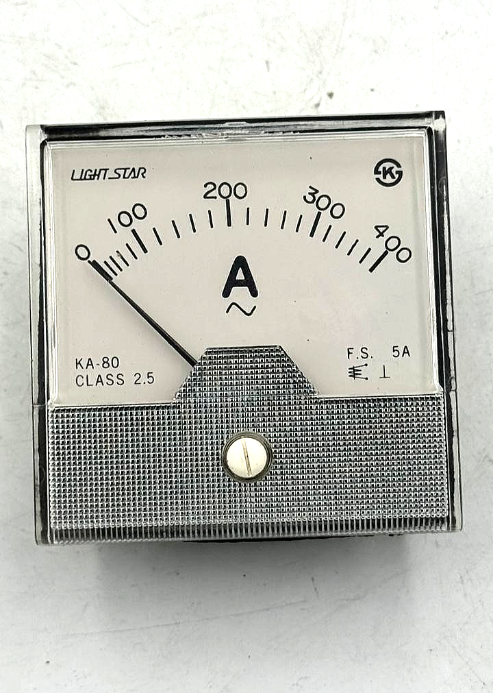 Light Star KA80 AC Analog Panel Ammeter 0400 A ( 1 pcs )1