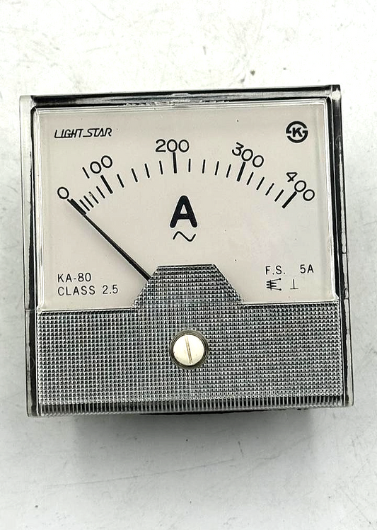 Light Star KA80 AC Analog Panel Ammeter 0400 A ( 1 pcs )1