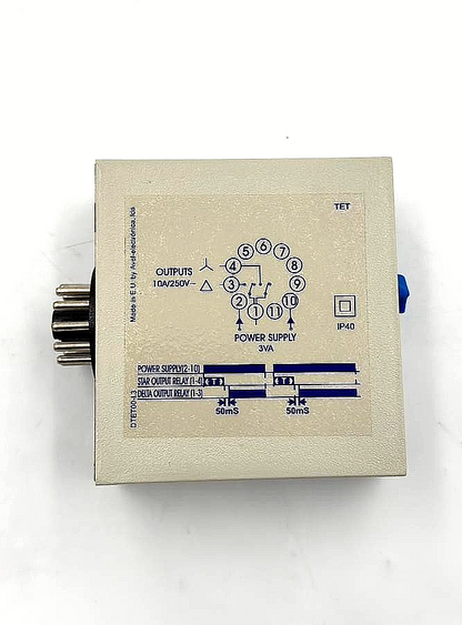 AVEL TET StarDelta Timer Control 415V AC ( 1 pcs )2