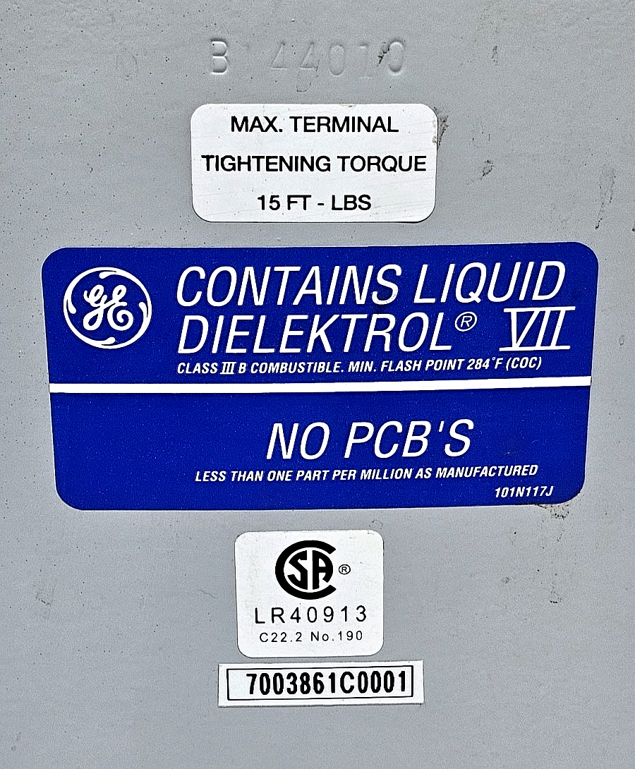 General Electronics | 16L0263WH3037 | High Voltage Capacitor 3300V | Made in USA2