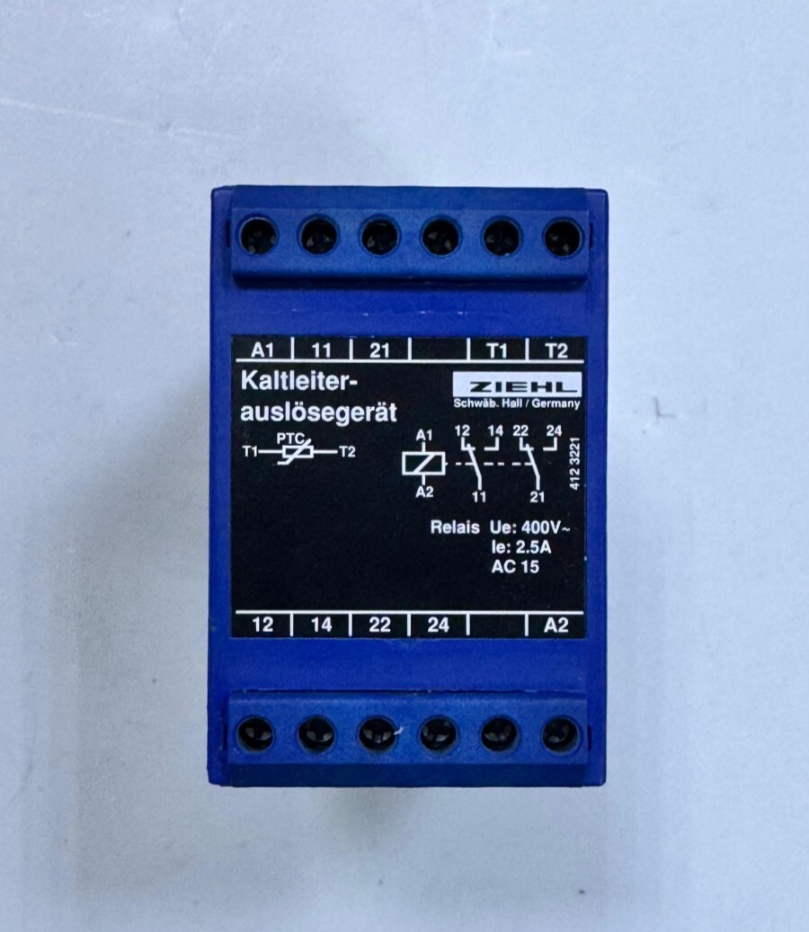 ZIEHL MS 220 ZPTC Thermistor Motor Protection Relay – 220V DC,  5W, 400V~ Relay0