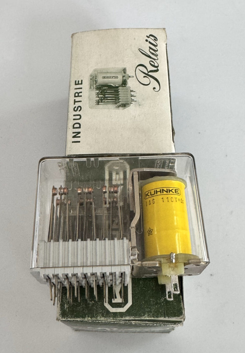 Kuhnke 1A6 Relay – 110V DC, Industrial Control Relay | Made in Germany0
