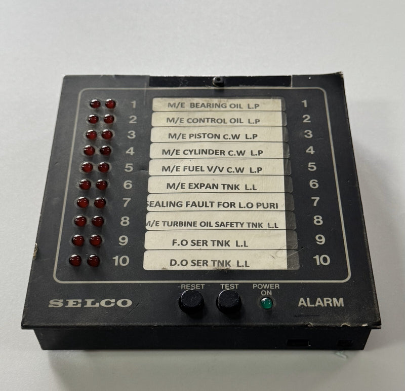 SELCO/NWS M1000 Alarm Annunciator – 16Channel, 24V DC0