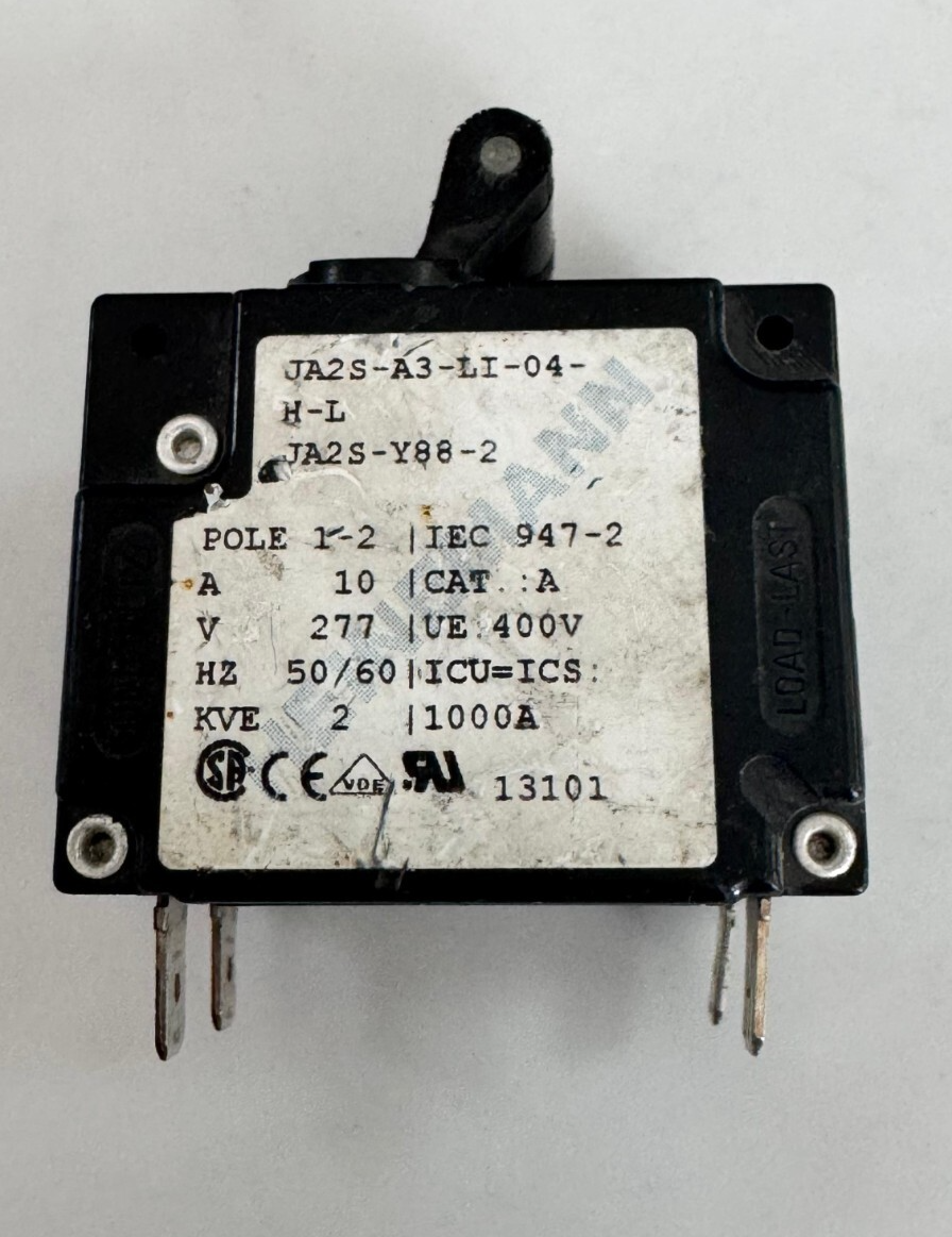 Eaton JA2S Series Circuit Breaker JA2SA3LI04HL | 12 Pole, 10A, 277V,2