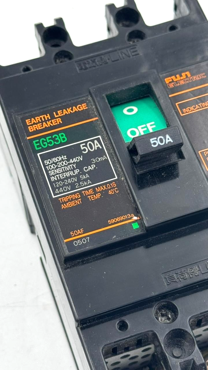 Fuji Electric EG53B Earth Leakage Circuit Breaker (ELCB) 50A | Made in Japan2
