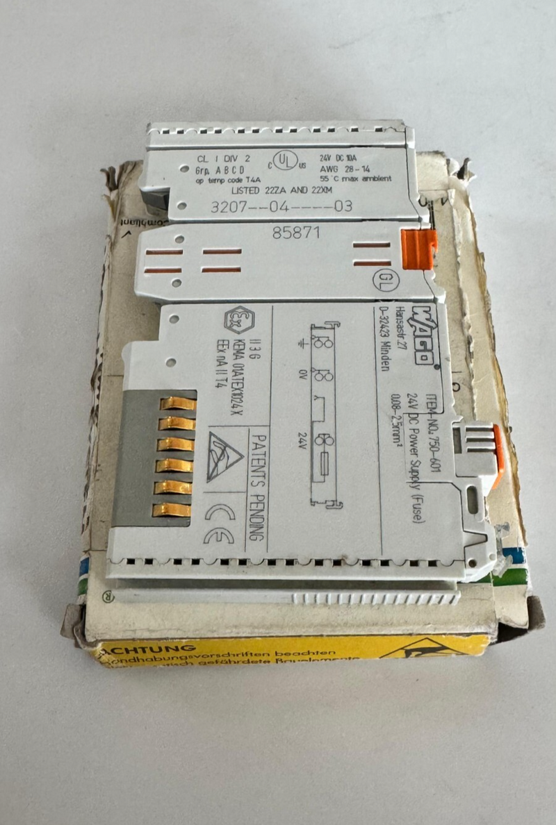 WAGO 750601 | 24V DC Power Supply13A| Industrial Fuse Protection0