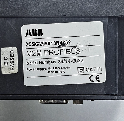ABB M2M Digital Panel Meter | 2CSG299913R4052 | 48–240V AC/DC3