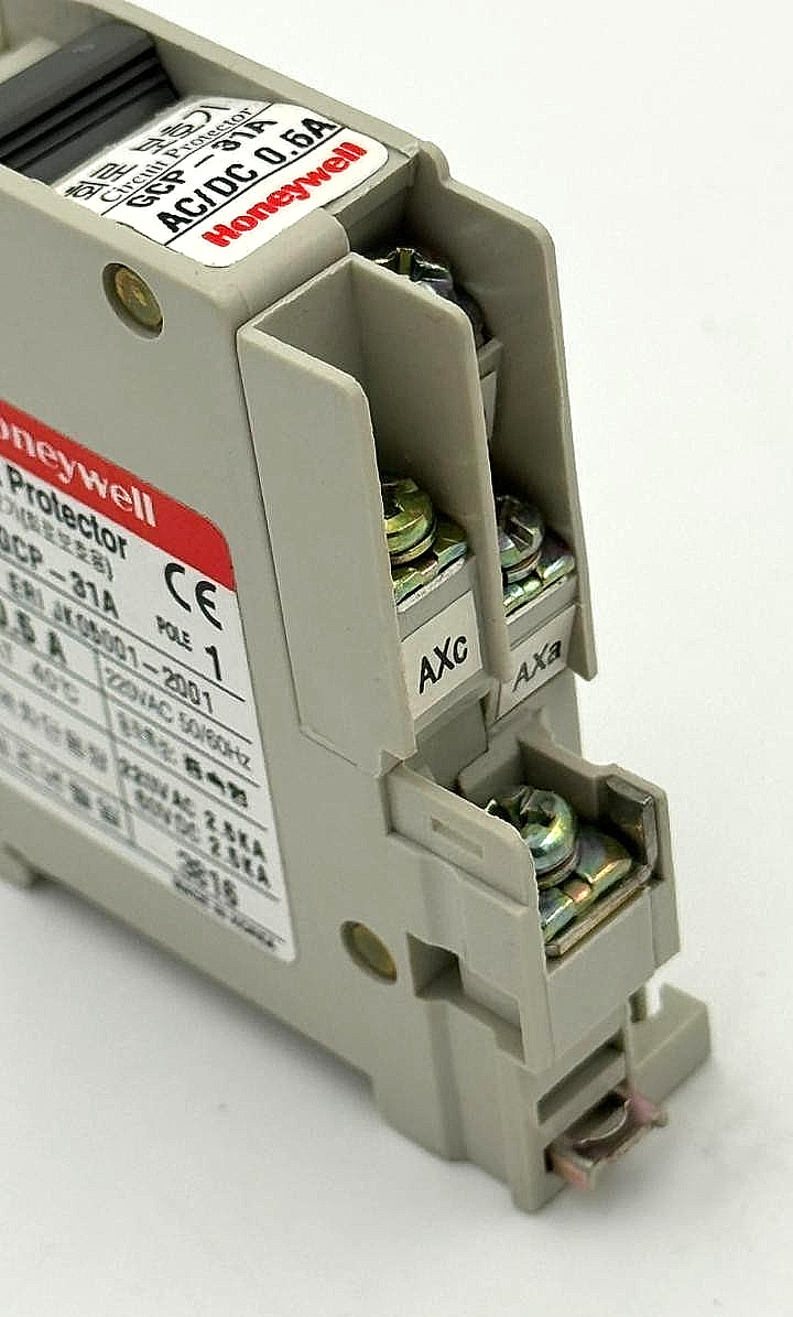 Honeywell GCP31A SinglePole Circuit Protector, 0.5A, 220V AC( 1 Pcs )8