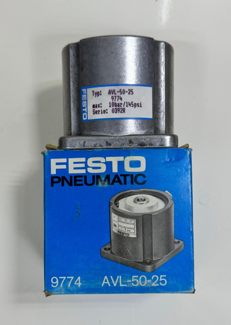 Festo AVL5025 Pneumatic Cylinder – 50mm Bore, 25mm Stroke, Max 10 Bar/ 145 PSI0