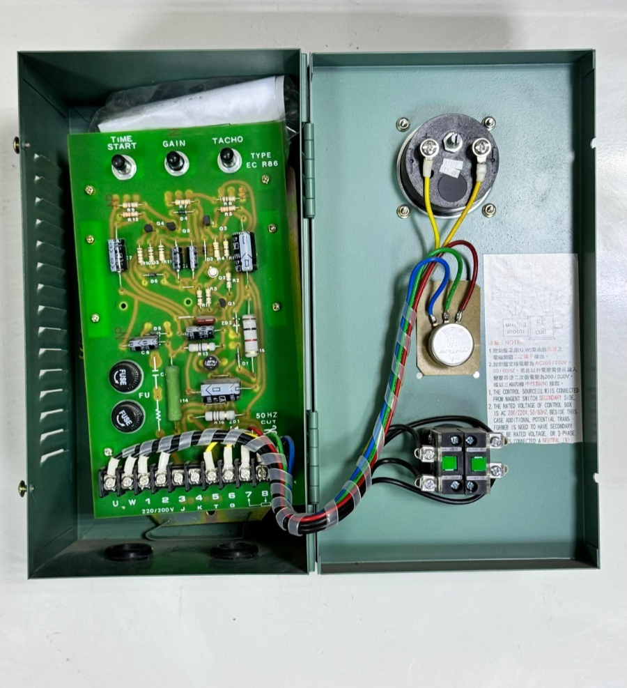 San Chih EC Motor Manual Controller –ECR86 | 1–10 Speed Settings2