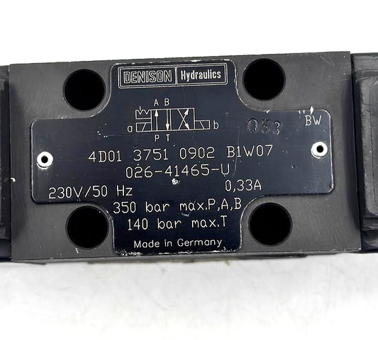 Denison Hydraulics 4D0137510902B1W07 Directional Control Valve | German Made1