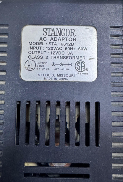 STANCOR | STA6612B | AC Adapter2