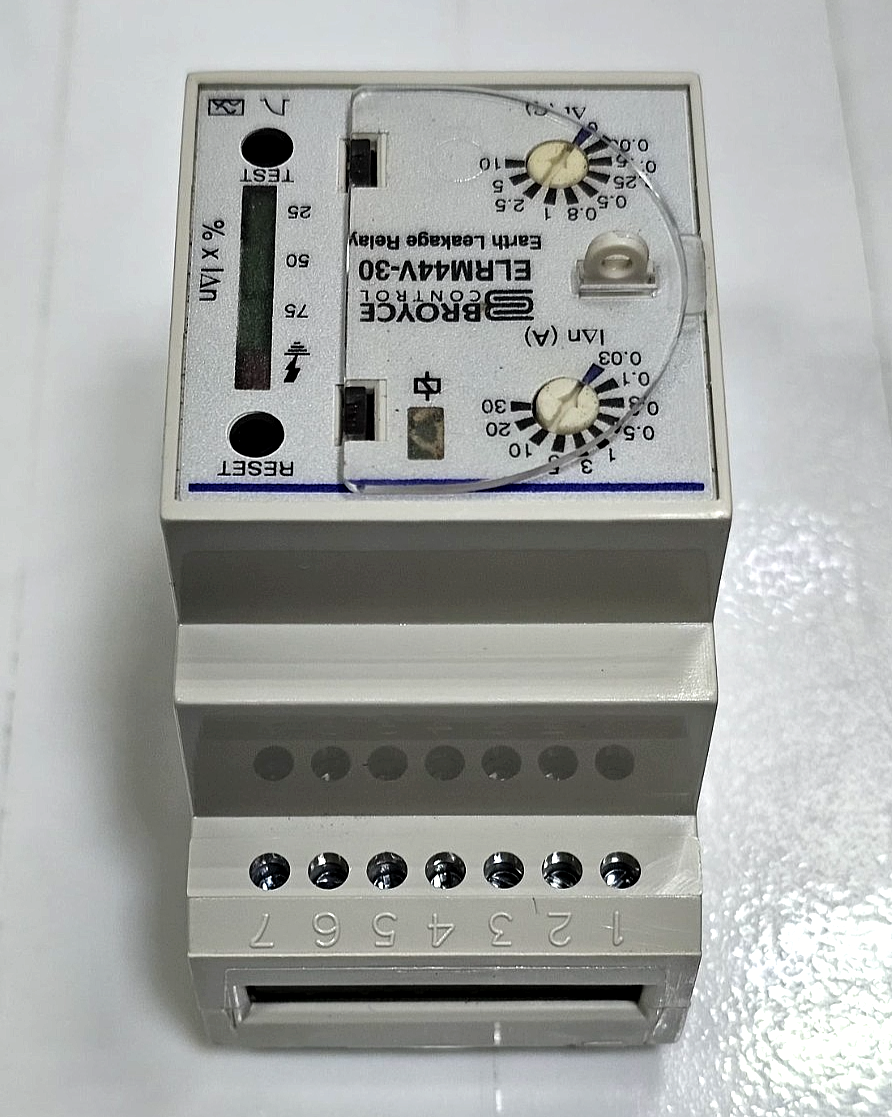 Broyce Control ELRM44V30 Earth Leakage Relay | 30A |Made in UK7