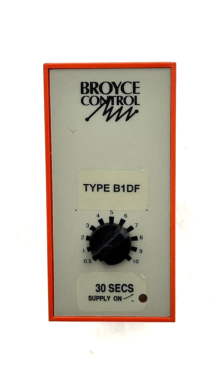 Broyce Control B1DF OnDelay Time Delay Relay – 30 Sec | Made in UK ( 1 pcs )1