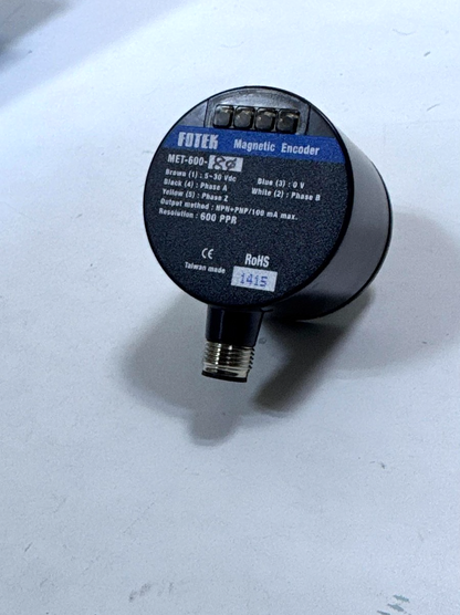 Fotek | MET6008M12 | Magnetic Encoder – 600 PPR Resolution,2