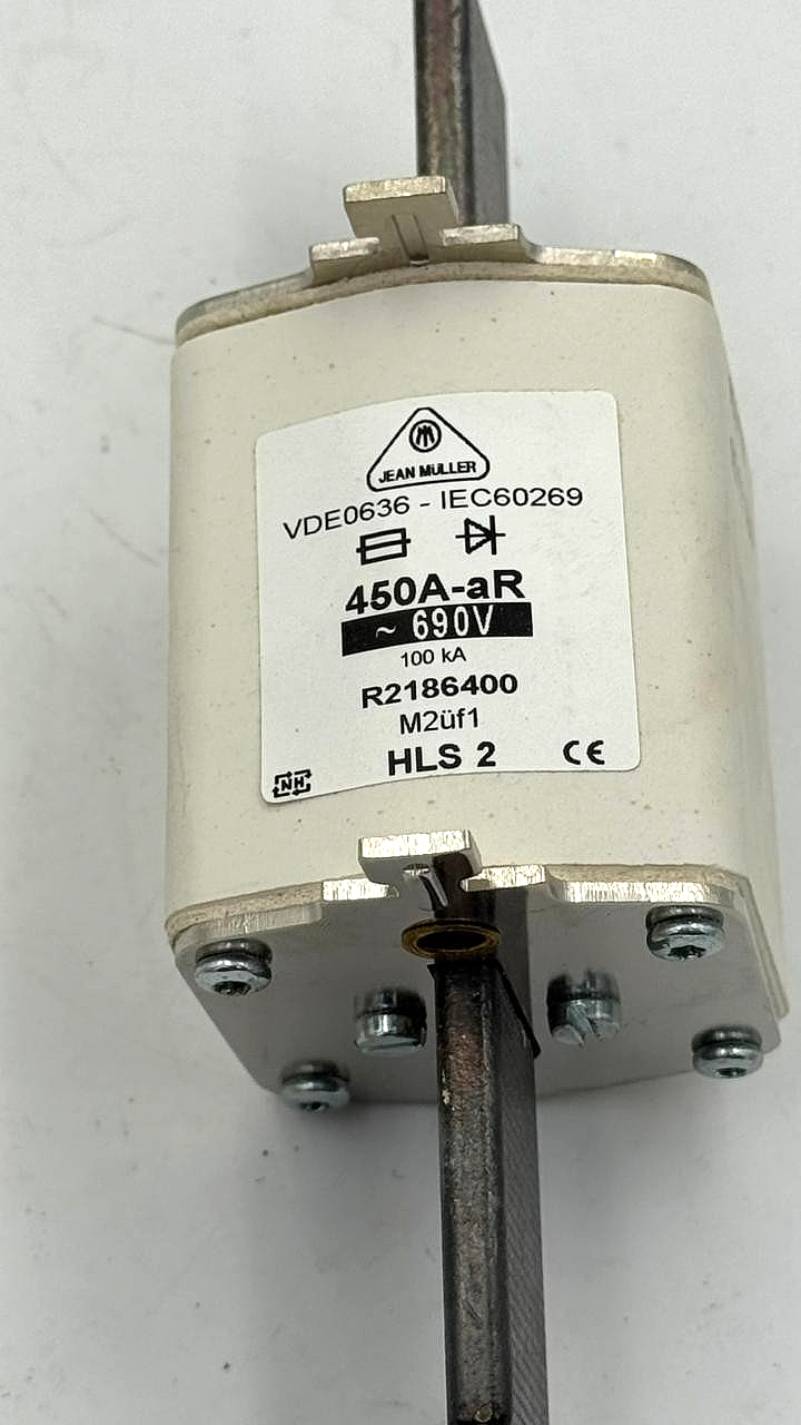 Jean Müller | R2186400 | 450A | Fuse Link Set ( Pack of 3 pcs )1