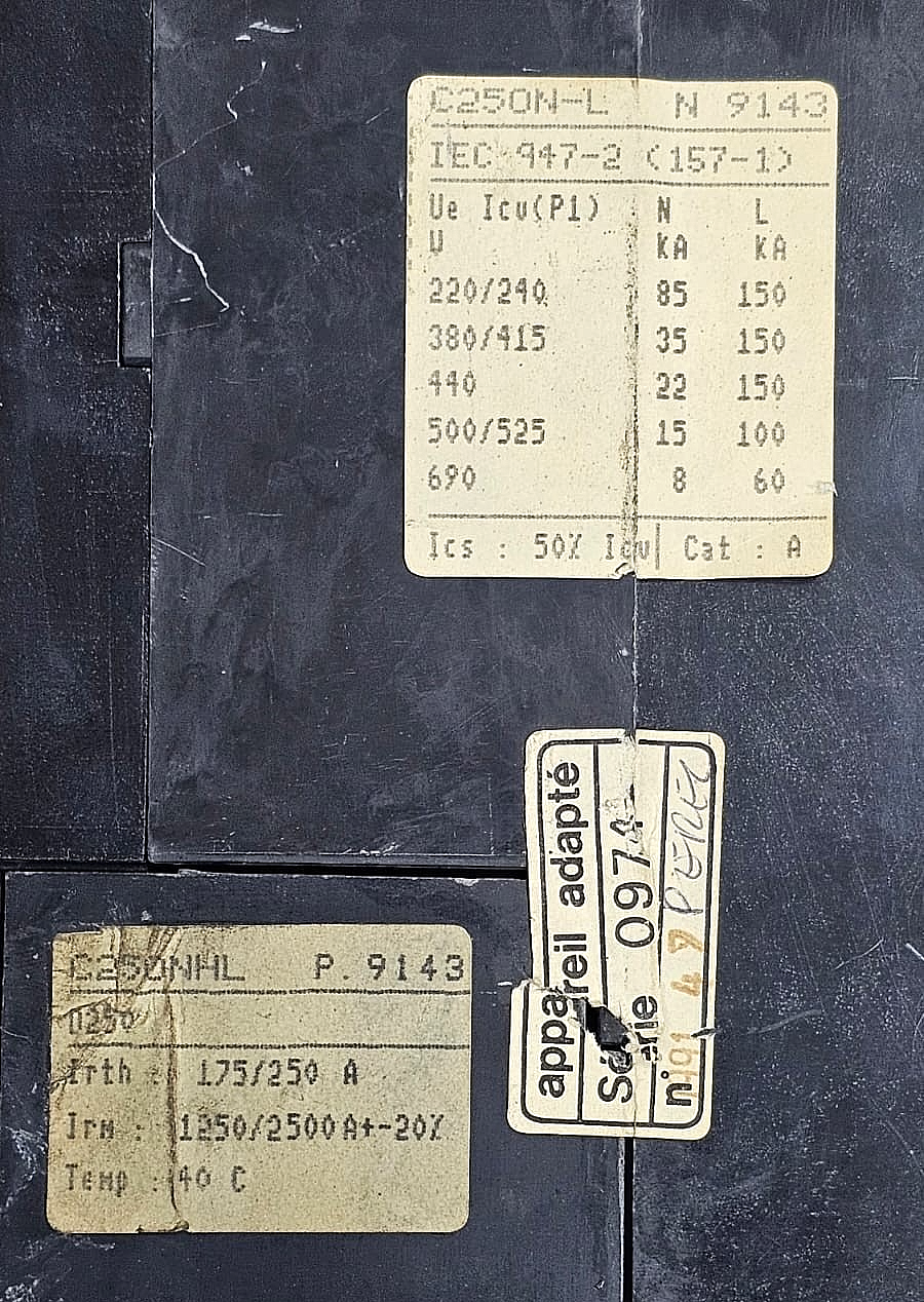 Merlin Gerin | C250N | Compact Circuit Breaker | 250 A2
