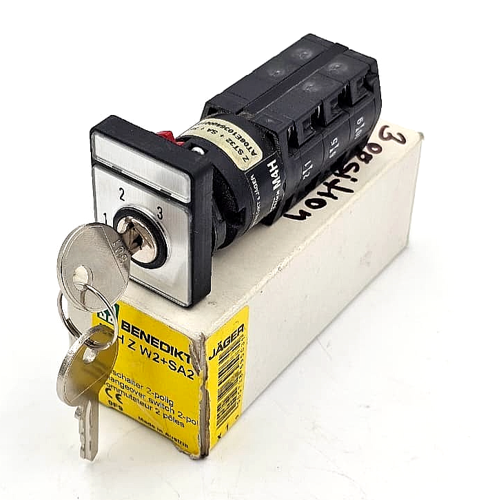Benedikt & Jäger Telux M4H Z W2+SA2 | Rotary Cam Switch | Made in Austria0