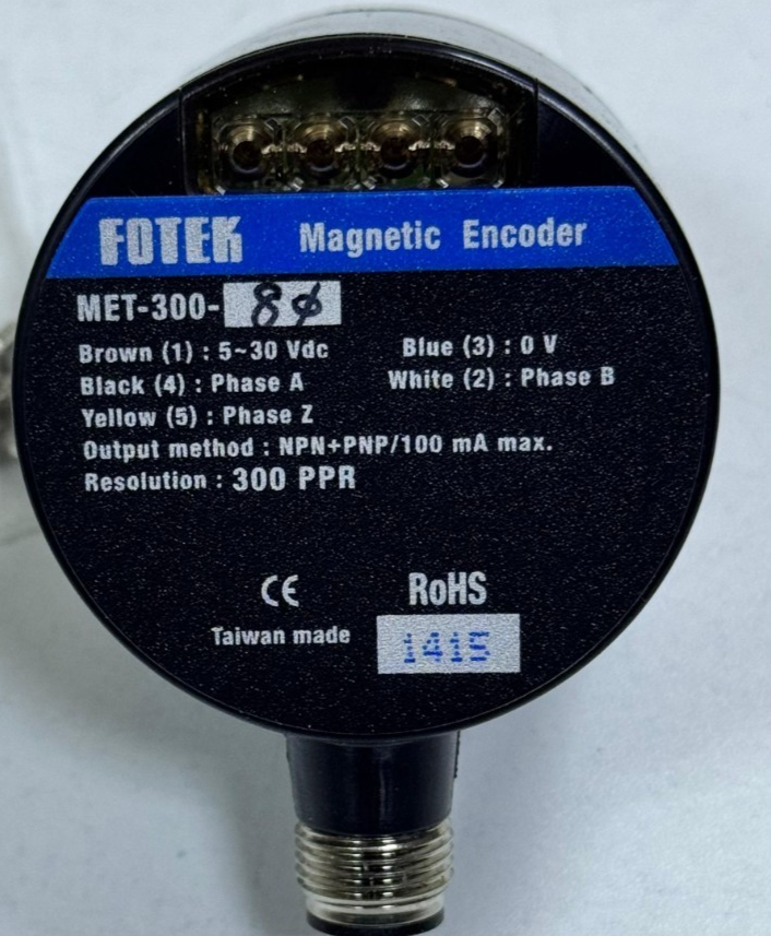 Fotek | MET3008M12 | Magnetic Encoder – 300 PPR Resolution,2