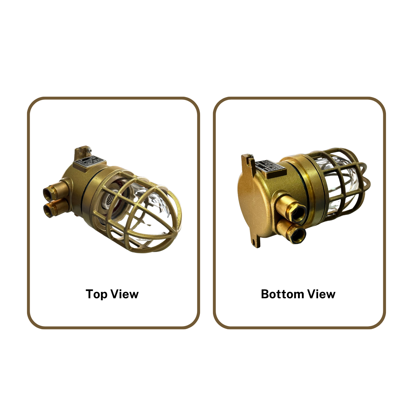 Zjhaiji 100W ExplosionProof Light E27 IP65 Zone 1/2/21/22 Brass Aluminum 220V/23
