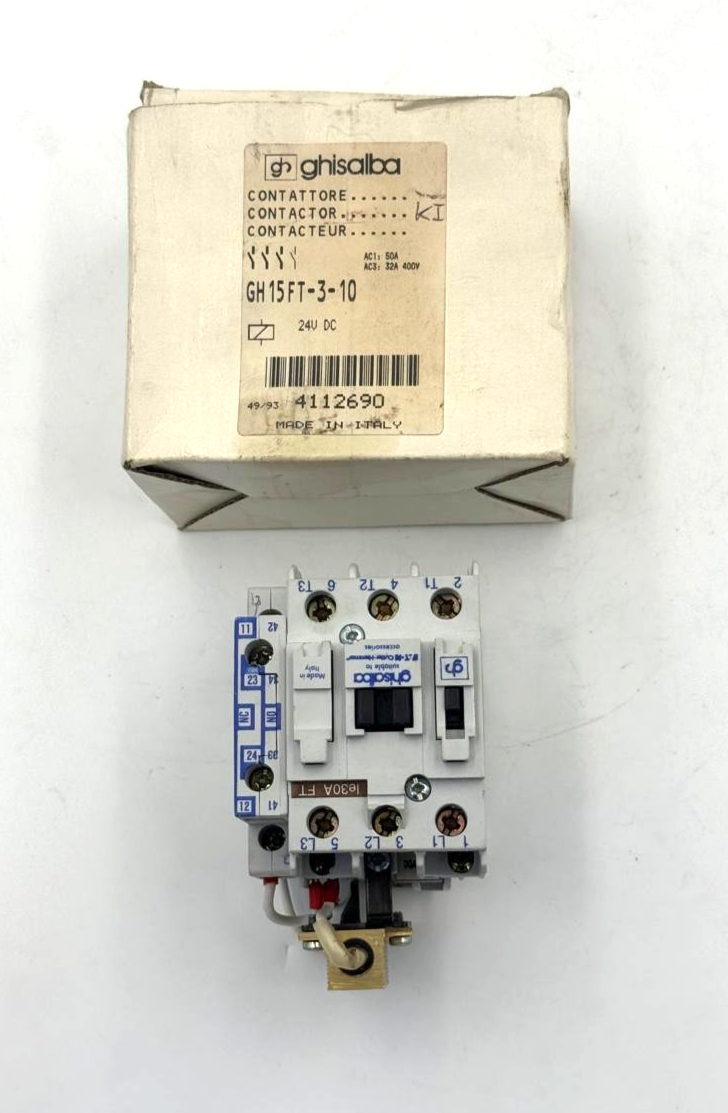 Ghisalba GH15S11LO Contactor | GH15FT310 | 690V | Made in Italy0